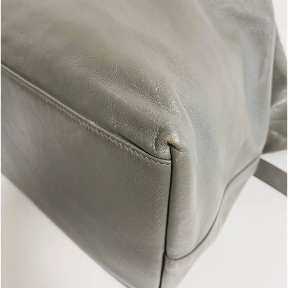 BOTTEGA VENETA Intrecciato Grey Boston Bag - Picture 11 of 16